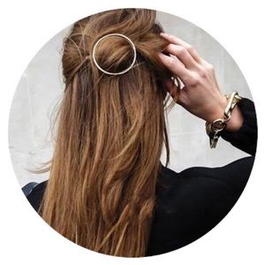 ⏺ • Ring + Trigon Hair Pendants • 🔼